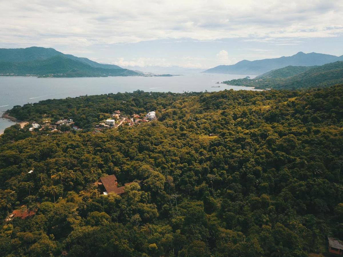 Bangalo Com Vista Para O Mar No Condominio Yacamim Ilhabela Praia Do Curral Zewnętrze zdjęcie