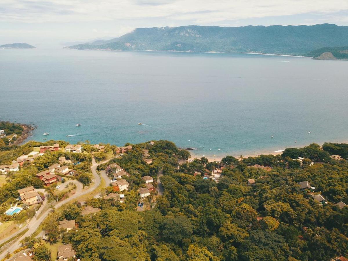 Bangalo Com Vista Para O Mar No Condominio Yacamim Ilhabela Praia Do Curral Zewnętrze zdjęcie