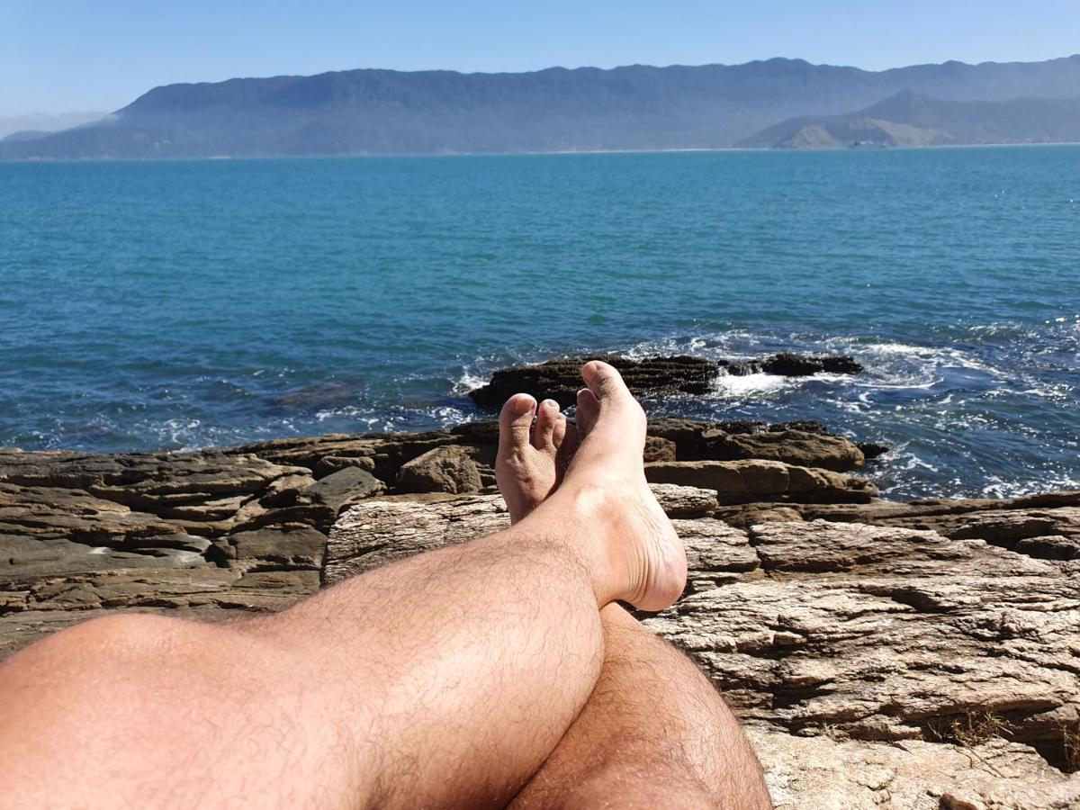 Bangalo Com Vista Para O Mar No Condominio Yacamim Ilhabela Praia Do Curral Zewnętrze zdjęcie