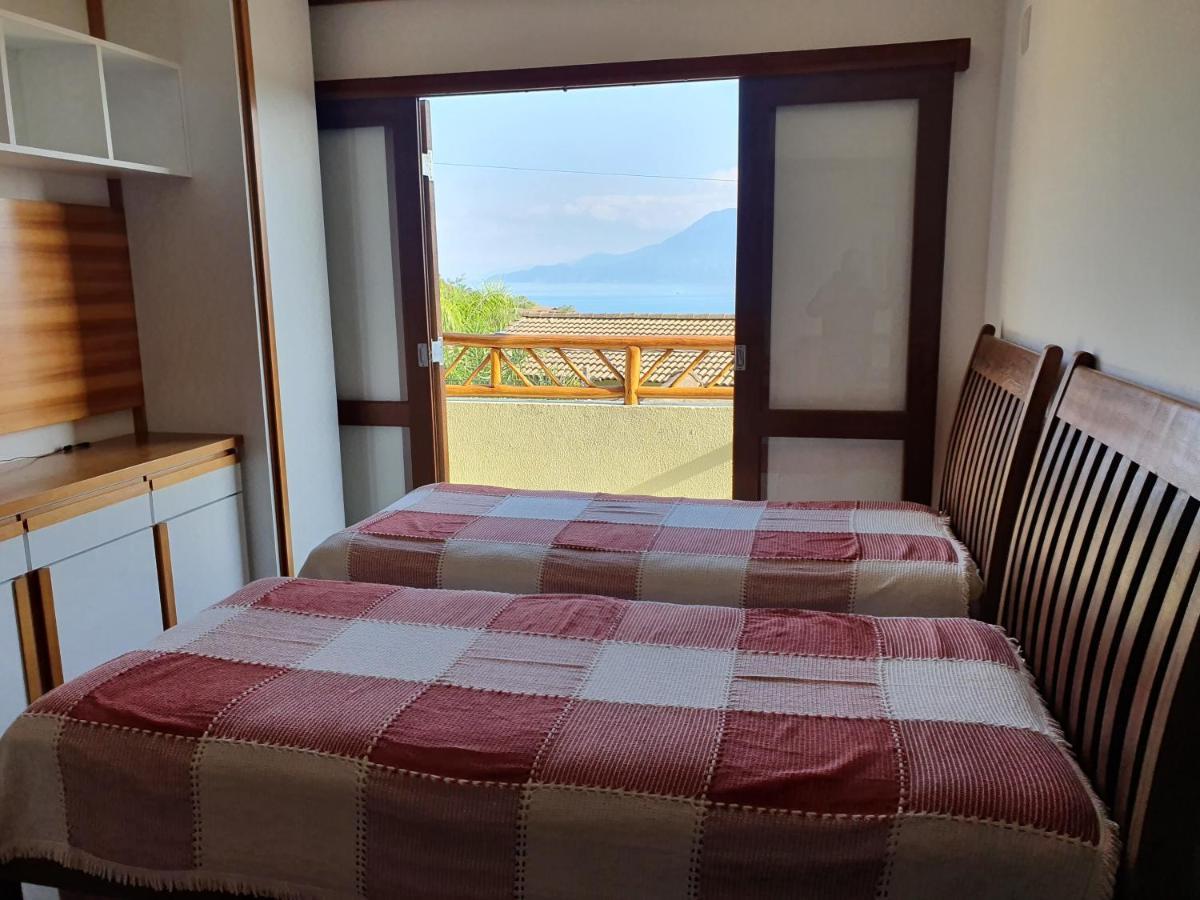 Bangalo Com Vista Para O Mar No Condominio Yacamim Ilhabela Praia Do Curral Zewnętrze zdjęcie