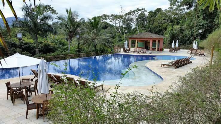 Bangalo Com Vista Para O Mar No Condominio Yacamim Ilhabela Praia Do Curral Zewnętrze zdjęcie