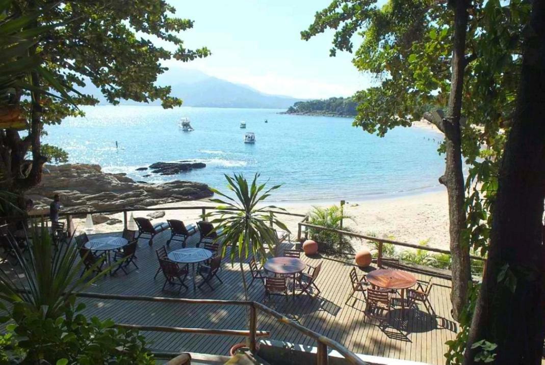 Bangalo Com Vista Para O Mar No Condominio Yacamim Ilhabela Praia Do Curral Zewnętrze zdjęcie